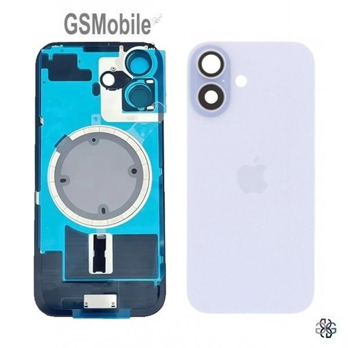 Back glass cover with logo - cover,